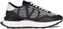 Valentino Garavani Netrunner Sneakers Beige Bruin Suède met Leren Accenten Bruin Heren - Thumbnail 14