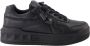 Valentino Garavani Zwarte leren Stud Baskets Lente-Zomer 2025 Black Heren - Thumbnail 1