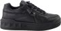 Valentino Garavani Zwarte leren Stud Baskets Lente-Zomer 2025 Black Heren - Thumbnail 1