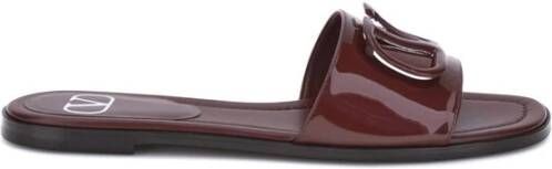 Valentino Garavani Patentleren VLogo Slide Sandalen