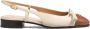 Valentino Garavani "Valet Du Roi" Slingback Ballerinas White in wit - Thumbnail 1