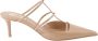 Fendi Denim Puntige Neus Hakken met Elastische Band Blue Dames - Thumbnail 7