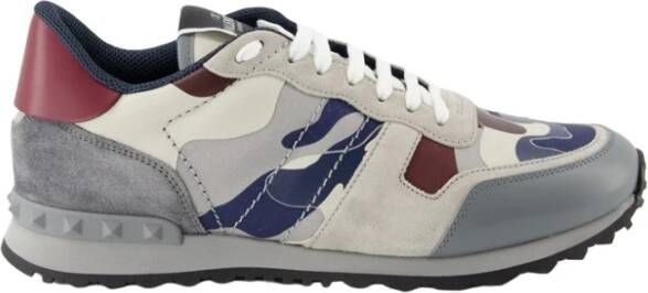 Valentino Garavani Rockrunner Sneakers Grootte: 42 Presta kleur: grijs Heren
