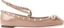 Valentino Garavani Loafers Ballerina Rockstud in beige - Thumbnail 1