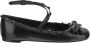 Valentino Garavani Leren Ballerina Schoenen Black Dames - Thumbnail 5