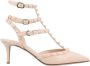 Valentino Garavani Rockstud Beige Pumps - Thumbnail 1