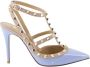 Valentino Garavani Rockstud Enkelband Hakken Blue Dames - Thumbnail 1