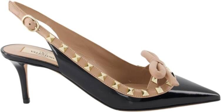 Valentino Garavani Rockstud Enkelband Pumps Black Dames