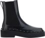 Valentino Garavani Rockstud M-Way Leren Chelsea Laarzen Black Dames - Thumbnail 1