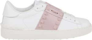 Valentino Garavani Rockstud Open Untitled Sneakers Wit Dames