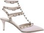 Valentino Garavani Studded Leather Slingback Heels Pink Dames - Thumbnail 4
