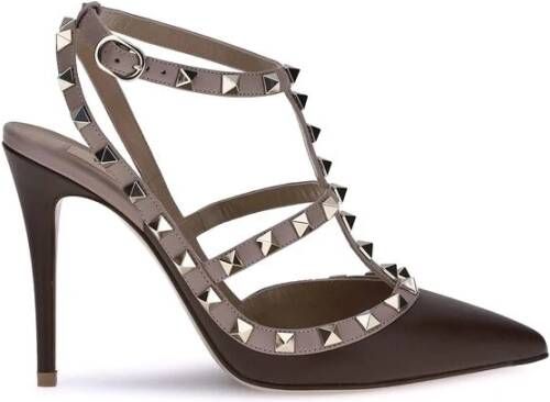Valentino Garavani Rockstud Pumps met platin-afwerking studs