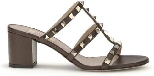 Valentino Garavani Rockstud Slider Sandaal