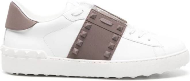 Valentino Garavani Rockstud Untitled Bruine Sneakers Brown Heren