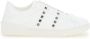 Valentino Garavani Rockstud Untitled Open Leren Sneakers White Heren - Thumbnail 1