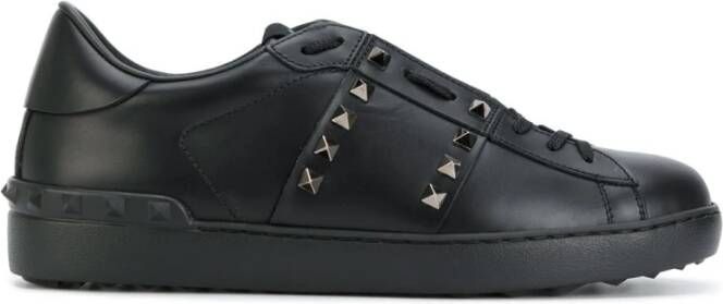 Valentino Garavani Zwarte Rockstud Untitled Sneakers Black Heren - Foto 1