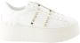 Valentino Garavani Rockstud Flatform Leren Sneakers White Dames - Thumbnail 4