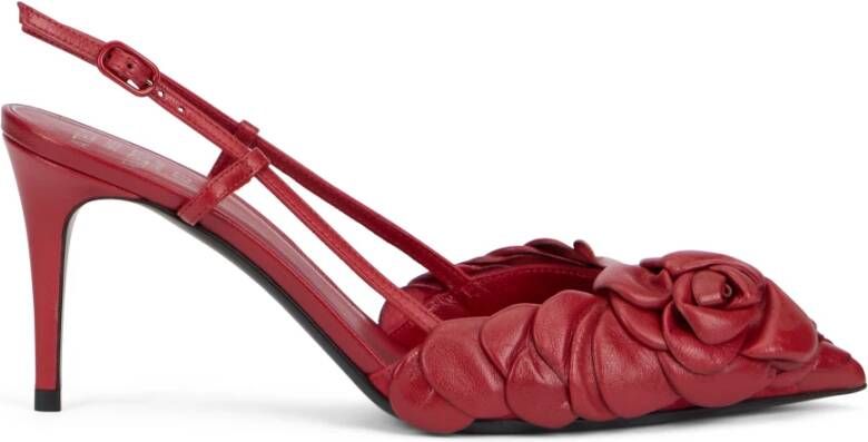 Valentino Garavani Rode leren slingback hakken