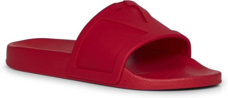 Valentino Garavani Rode Slip-On Vlogo Sandalen
