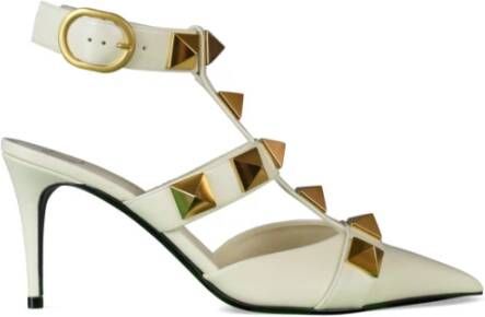 Valentino Garavani Romeinse Stud pumps White Dames