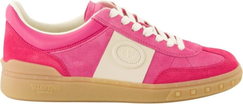 Valentino Garavani Roze Leren Mand UpVillage Crosta Pink Dames