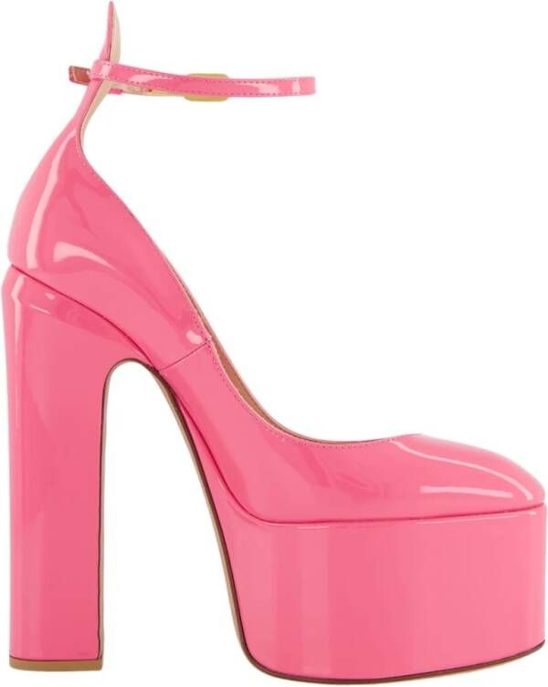Valentino Garavani Roze Patent Platform Pumps