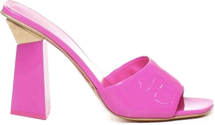 Valentino Garavani Roze Patentleren Sandalen Pink Dames