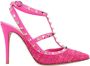 Valentino Garavani Roze Rockstud Pump Heels - Thumbnail 1