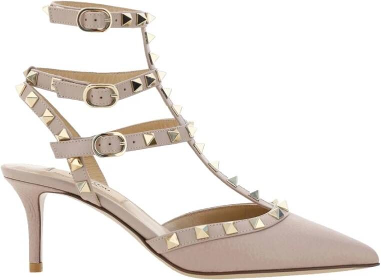 Valentino Garavani Roze Rockstud Pumps Stijlvolle Schoenen