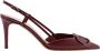 Valentino Garavani Hoge hakken Slingback Vlogo Signature in rood - Thumbnail 1