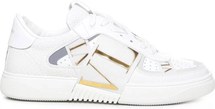 Valentino Garavani Metallic Lint Sneakers voor Dames Wit Dames