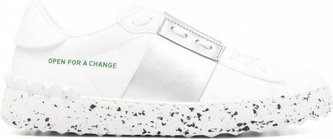 Valentino Garavani Sneakers Open For A Change Sneakers in wit
