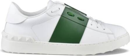 Valentino Garavani Netrunner Sneakers Beige Bruin Suede met Leren Accenten Bruin Heren Schoenen