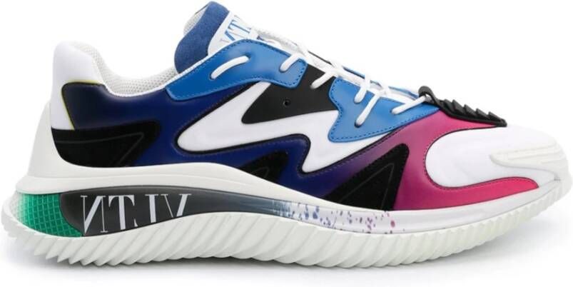 Valentino Garavani Wade Runner Sneakers met Suède Detail Multicolor Heren