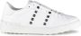 Valentino Garavani Rockstud Untitled Open Leren Sneakers White Heren - Thumbnail 1