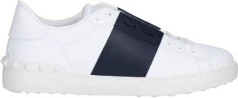 Valentino Garavani Witte Leren Sneakers voor Heren White Heren
