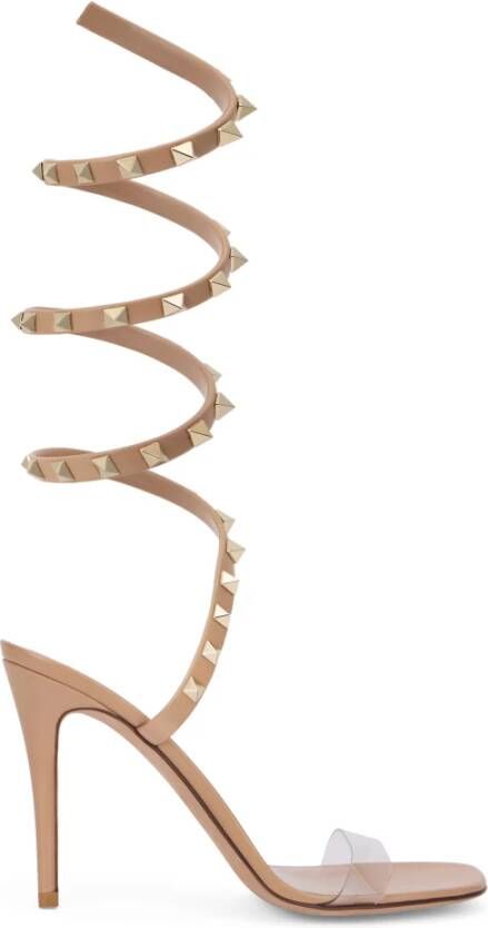 Valentino Garavani Spiral Strap High-Heeled Sandal