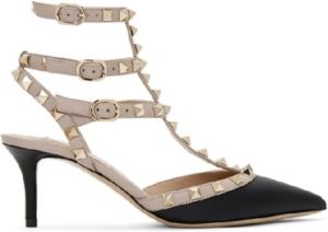 Valentino Garavani Stijlvolle Enkelband Zwart Dames