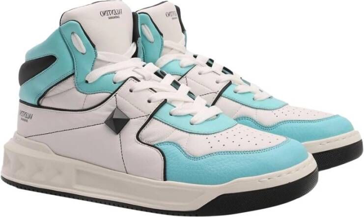 Valentino Garavani Stijlvolle leren hoge sneakers