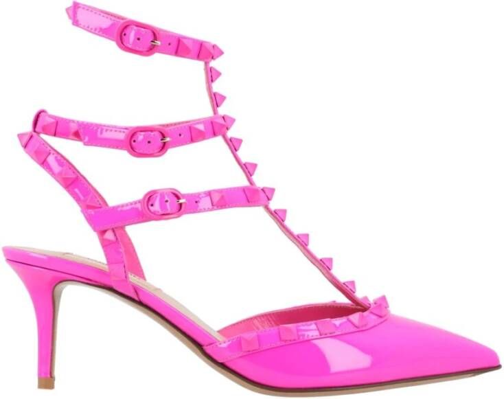Valentino Garavani Stijlvolle Stud Detail Enkelband Hakken