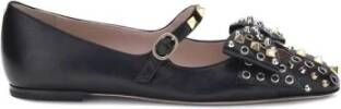 Valentino Garavani Strik Eyelet Ballerina's met Studs