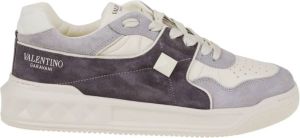 Valentino Garavani Stud Sneaker Pastelgrijs Grijs Heren