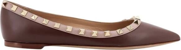 Valentino Garavani Studded Ballerina Platte Schoenen