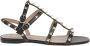 Valentino Garavani Sandalen met studs van kalfsleer - Thumbnail 1