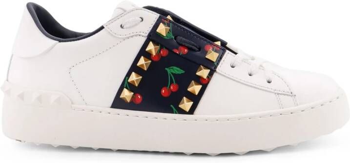 Valentino Garavani Studded Lace-Up Sneakers Made in Italy