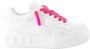 Valentino Garavani Studded Lace-Up Sneakers White Heren - Thumbnail 2