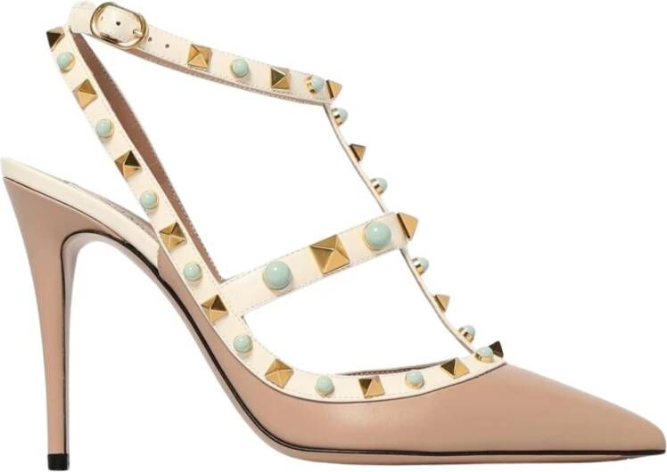 Valentino Garavani Studded Leather Court Shoes