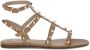 Valentino Garavani Studded Leather Flat Sandals - Thumbnail 1