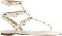 Valentino Garavani Studded Leren Flip-Flop Sandalen Beige Dames - Thumbnail 6