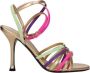 Valentino Garavani Studded Leren High Heel Sandaal - Thumbnail 1
